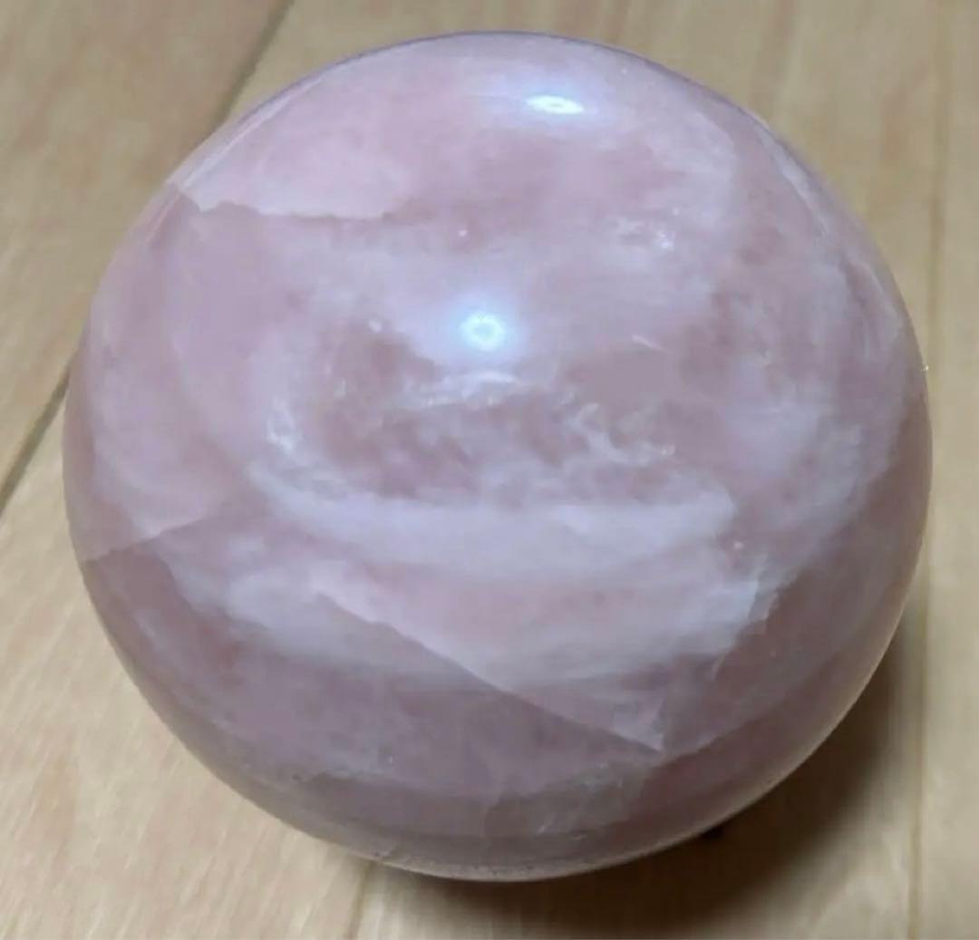 希少 ローズクォーツ スフィア 1.15kg 天然石