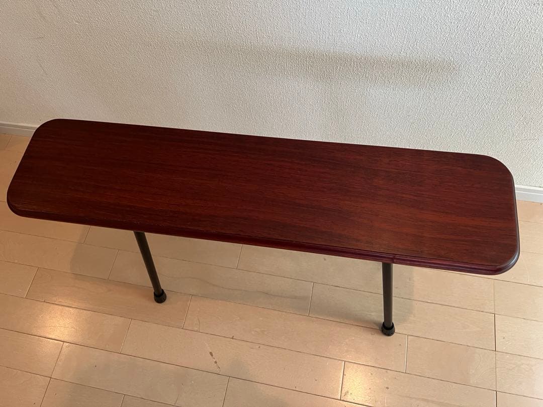 パドック 一枚板サイドテーブル オイルフィニッシュ 蜜蝋ワックス仕上げ