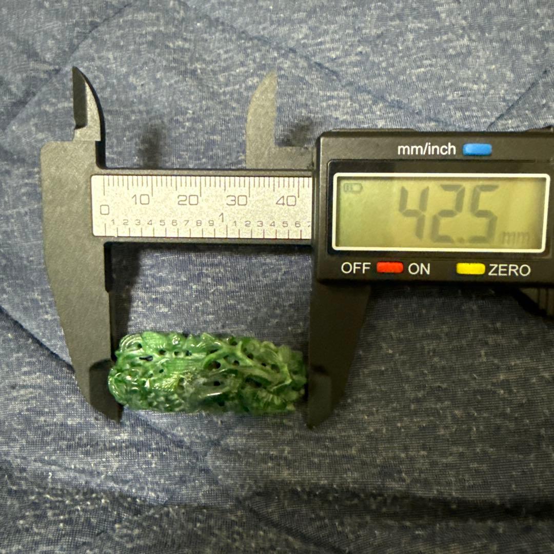 翡翠鏤空雕刻 アクセサリー