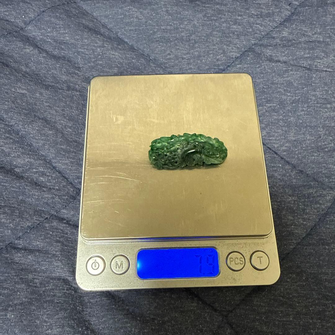 翡翠鏤空雕刻 アクセサリー