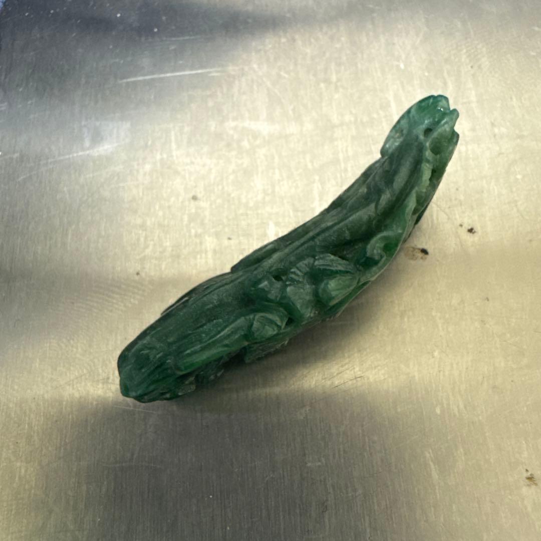 翡翠鏤空雕刻 アクセサリー