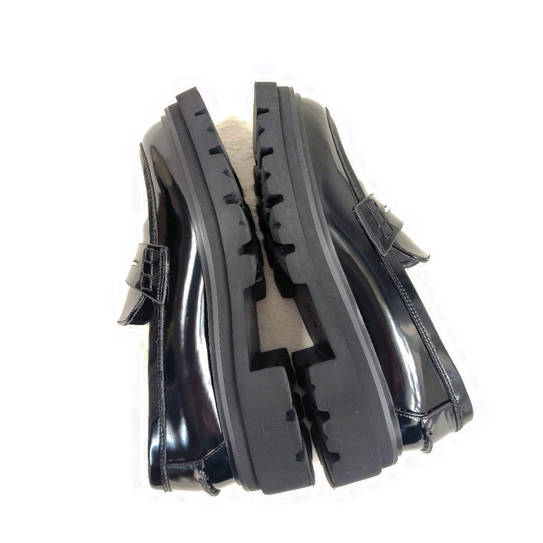 極美品　2024 ルタロン アツゾコモールドローファー 23.5cm ブラック