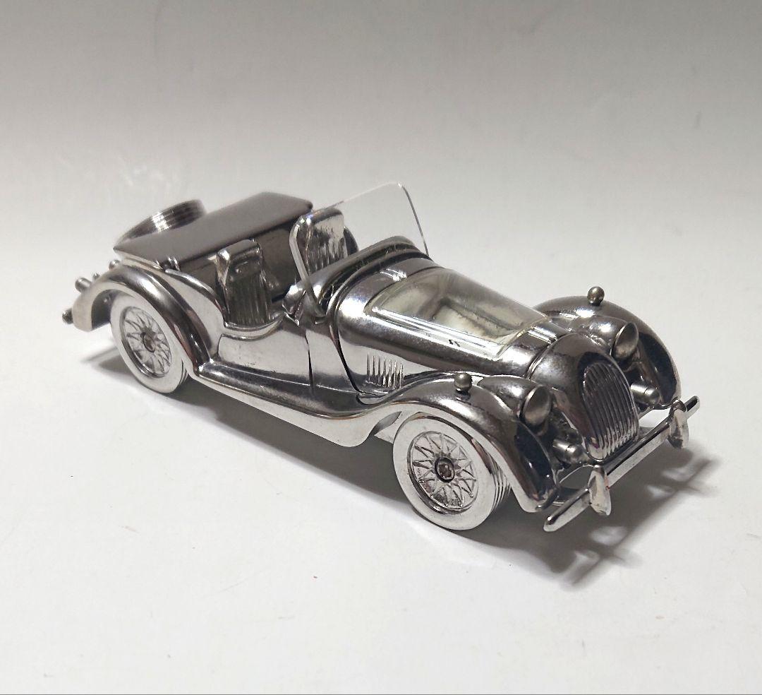 金属製クラシックカー置き時計 1/43スケールミニカー 当時物 貴重