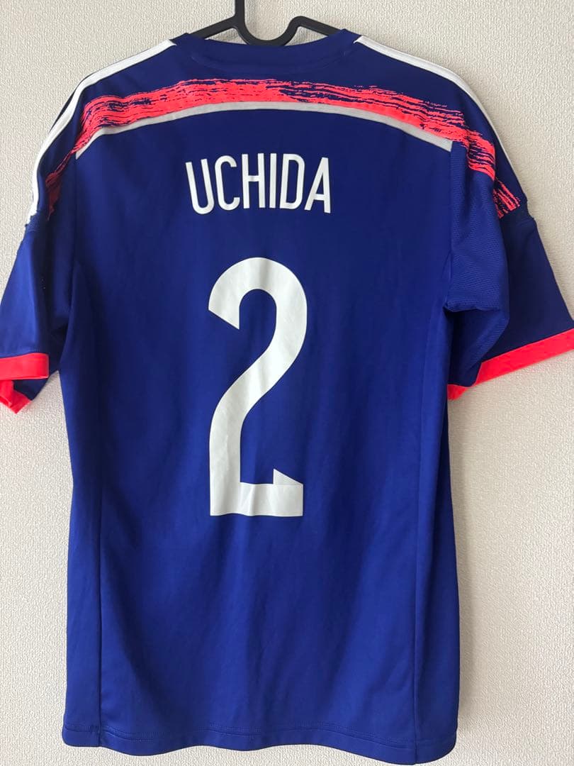 日本代表　サッカー　ユニフォーム　内田篤人　2014年