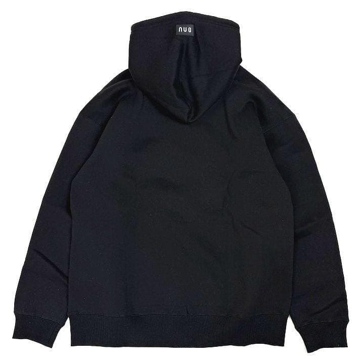 新品 ナノユニバース ゴルフ 裏起毛 ヘビーウェイト パーカー 黒 L