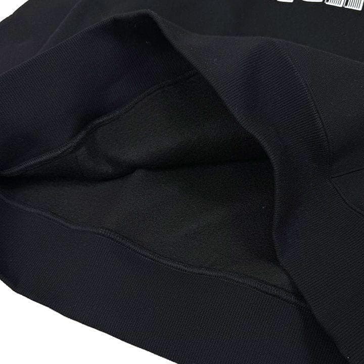 新品 ナノユニバース ゴルフ 裏起毛 ヘビーウェイト パーカー 黒 L