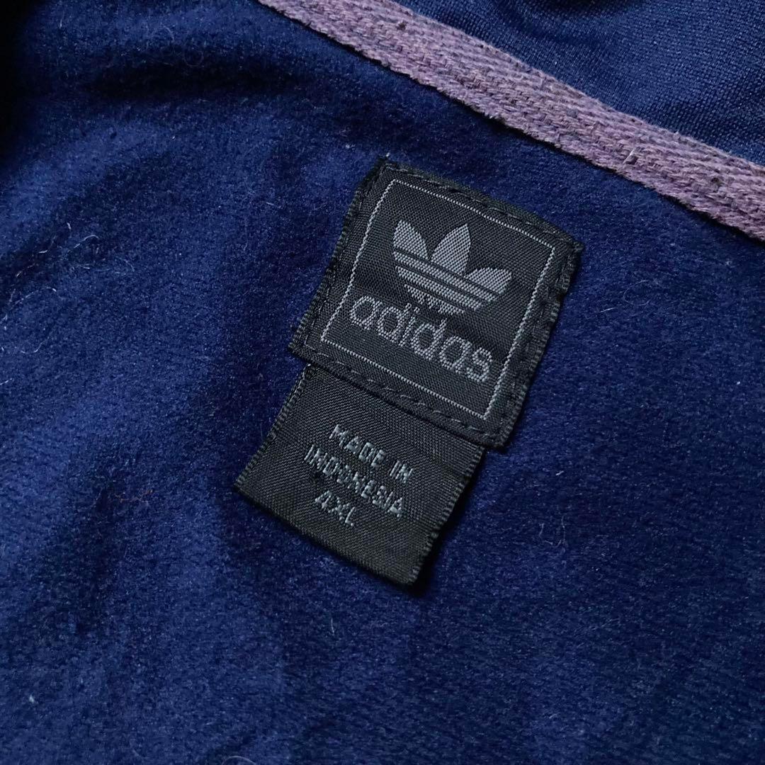 00s adidas ビッグサイズ トラックジャケット 刺繍 エンブレム USA