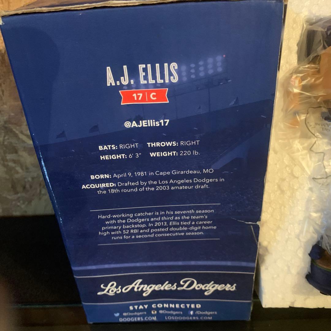 A.J. Ellis フィギュア 17 ロサンゼルス・ドジャース　ボビングヘッド
