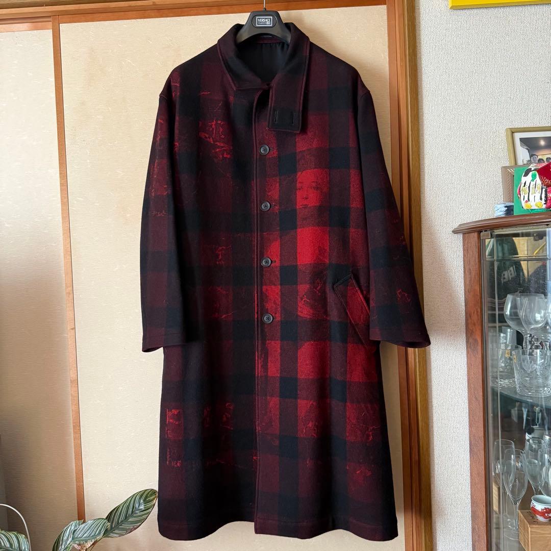 【極美品】内田すずめ　yohji yamamoto コラボ　ステンカラーコート