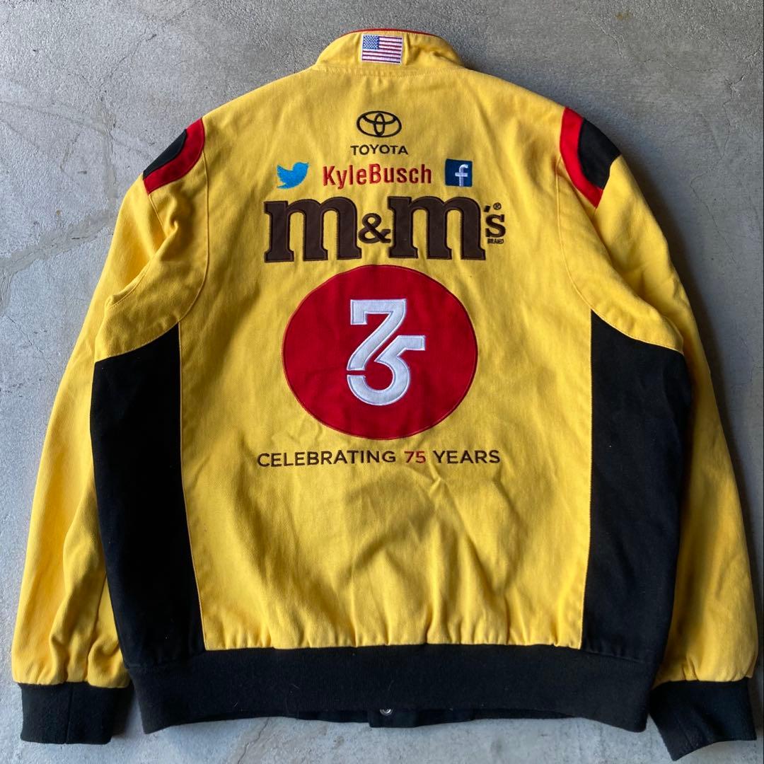 NASCAR ナスカー レーシングジャケット m&m's L 限定モデル