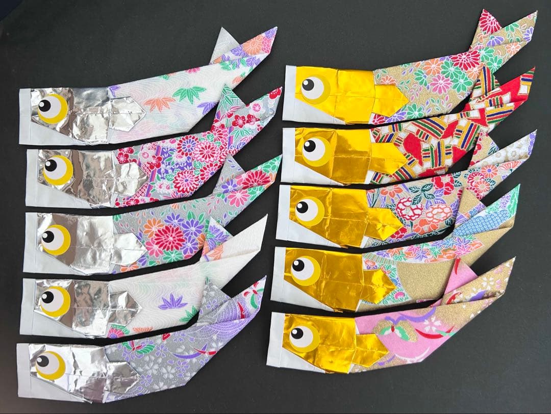 ＊折り紙＊　鯉のぼり 180個セット⑤