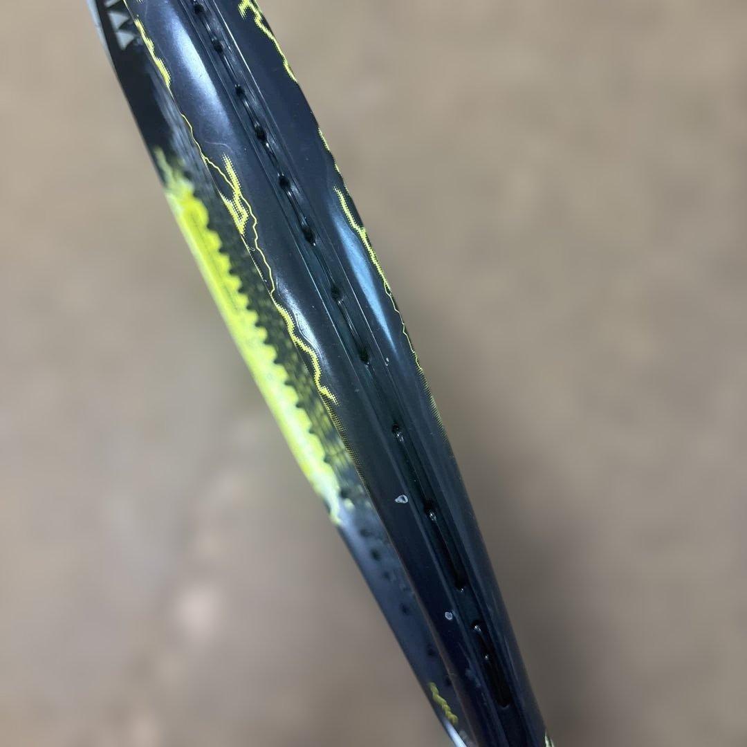 中古ボルトレイジ7VテニスラケットUL1ガットハイジャパ激レアステッカー28