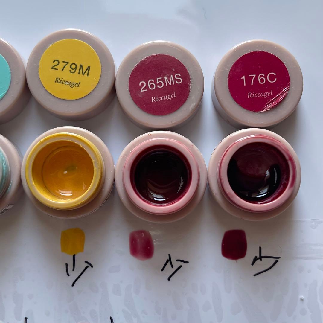 リッカジェル ネイル カラージェル riccagel おまとめセット - メルカリ