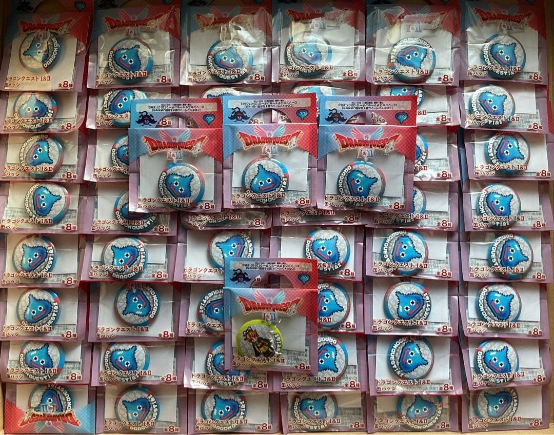 スライム ミニ缶バッジ 51個セット ドラゴンクエスト ローソンストア100