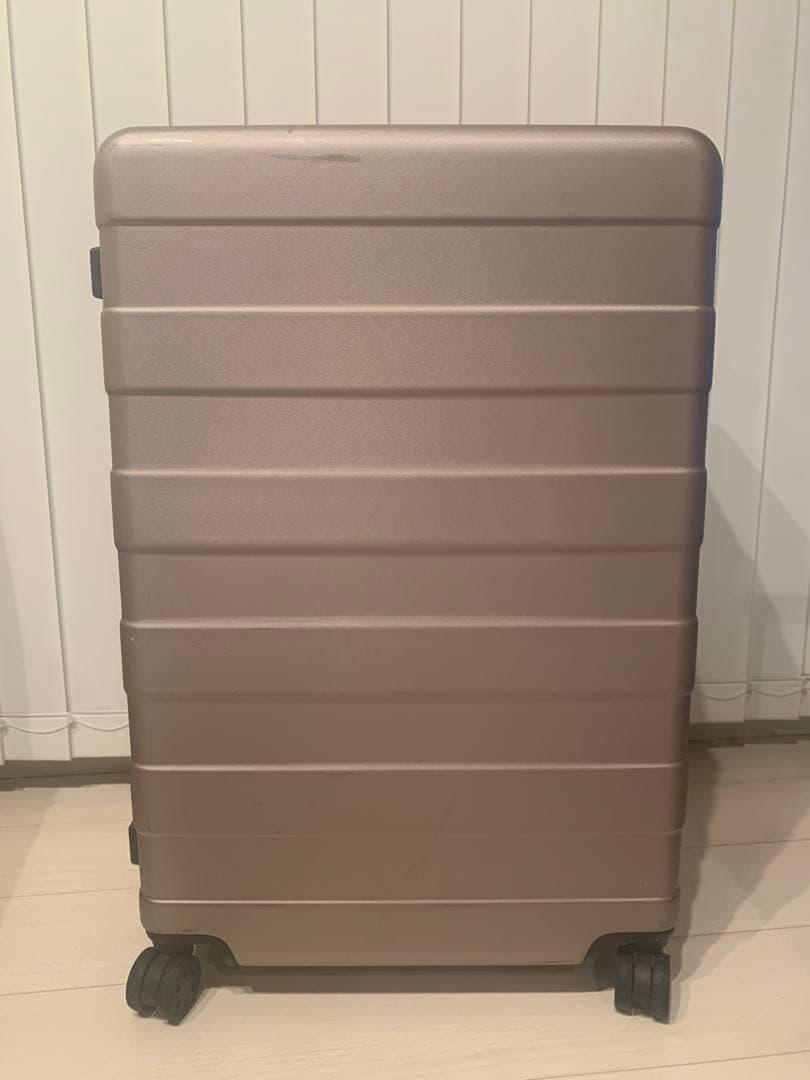 無印　キャリーケース 104L 大容量　大きい　ゴールドベージュ　海外　旅行