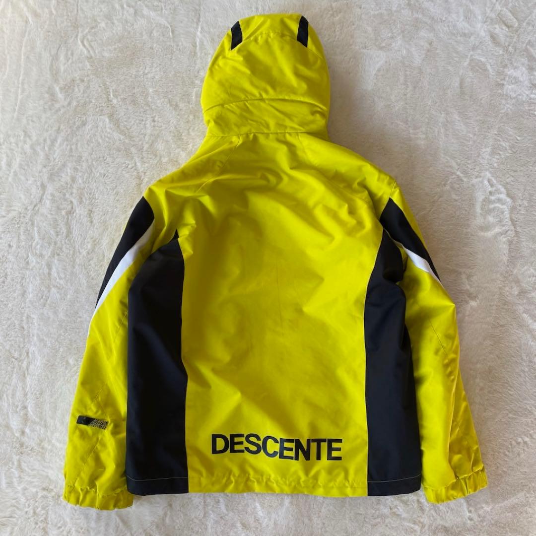 DESCENTE スキーウェア　セットアップ　上下　イエロー　グレー　XL