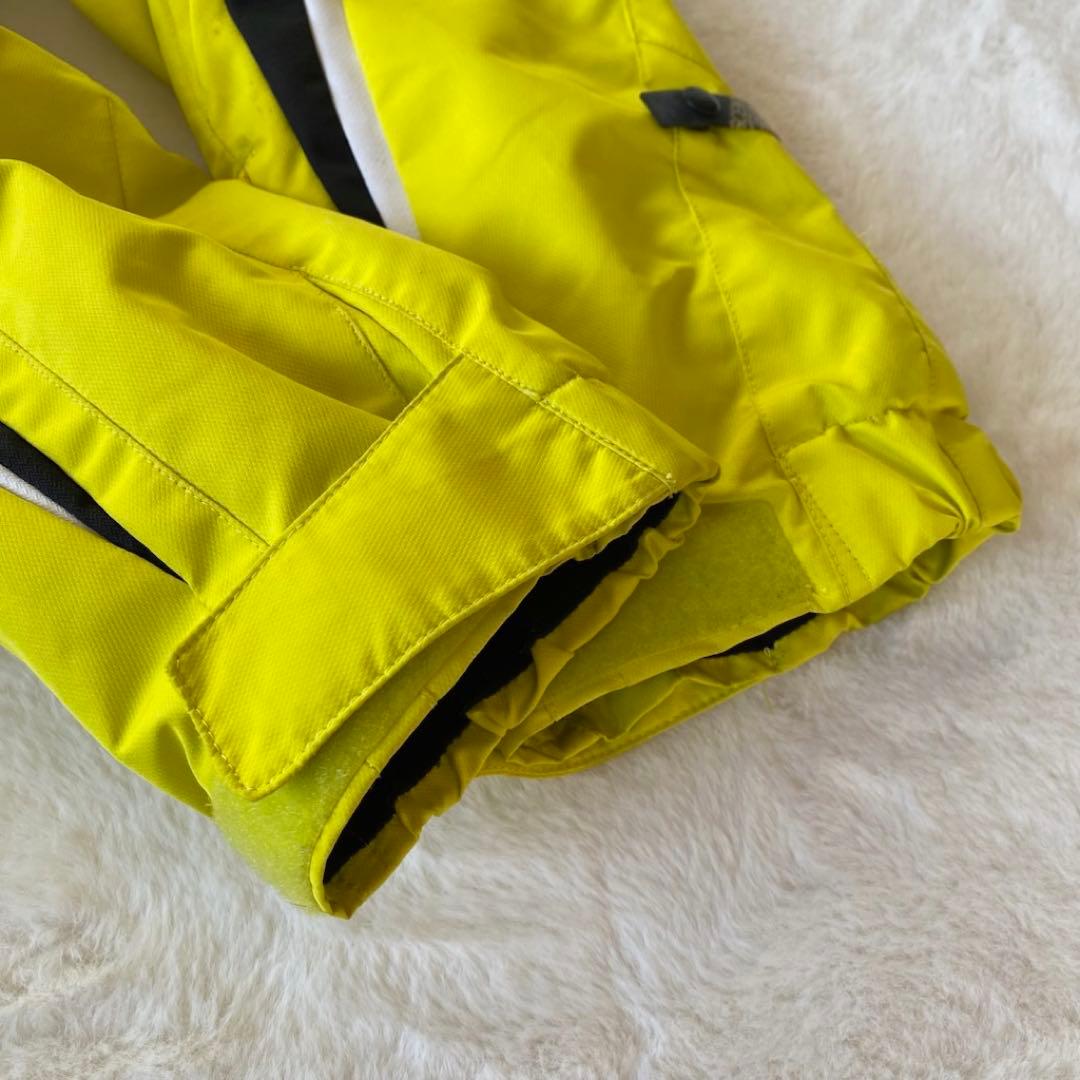 DESCENTE スキーウェア　セットアップ　上下　イエロー　グレー　XL