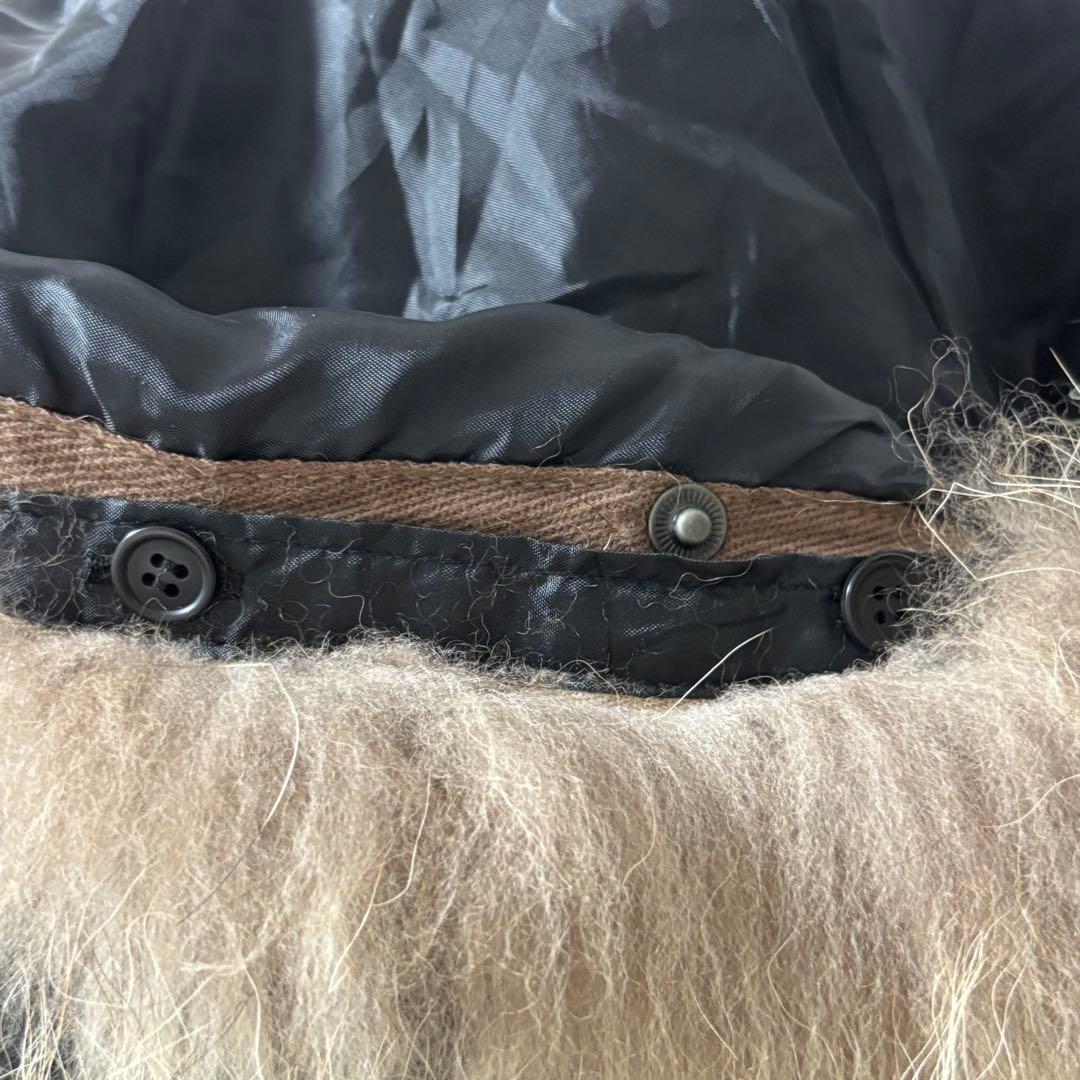 値下げ◎y2k グランジ ファイヤーマン ファーベスト付き モッズコート