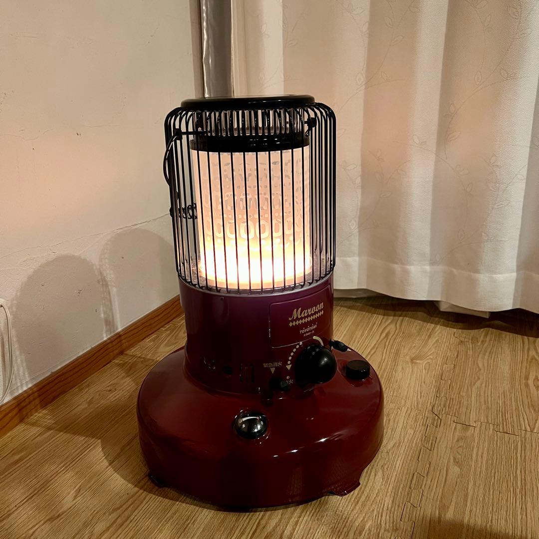 レア！【極美品】トヨトミ 石油ストーブ MR-25D マルーン 赤