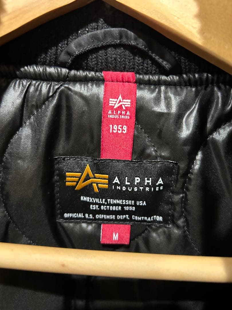 たこ焼き‼️Alpha Industries フーデッドリブジャケット