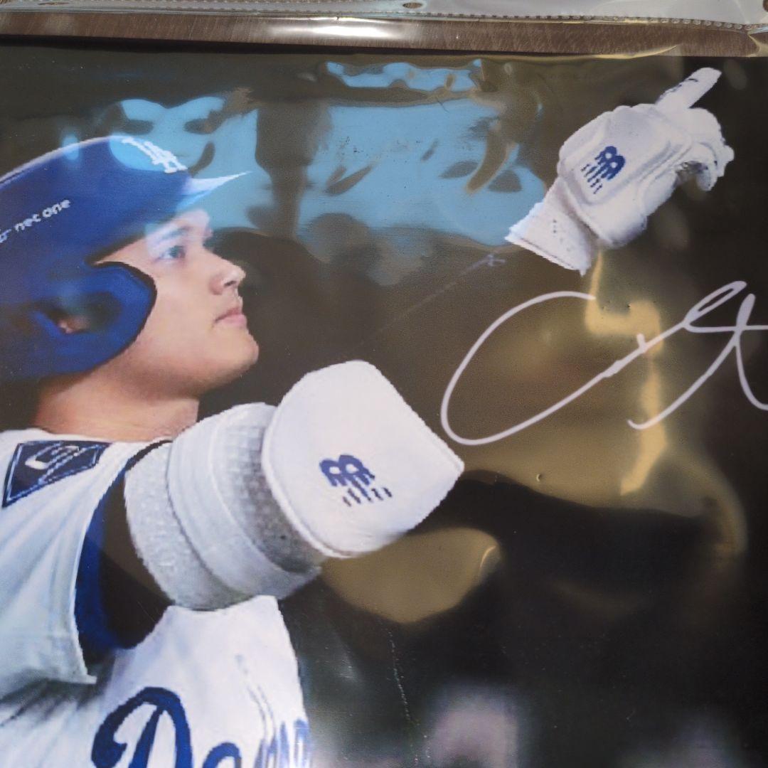 大谷翔平選手　直筆サイン入り写真 ロドジャース　非売品