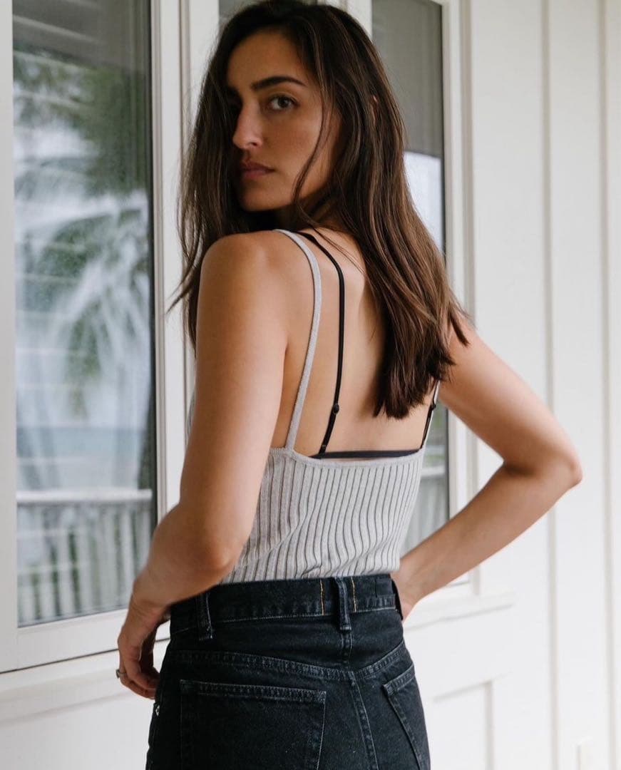 THE SHISHIKUI ニットキャミ ピンク - メルカリ