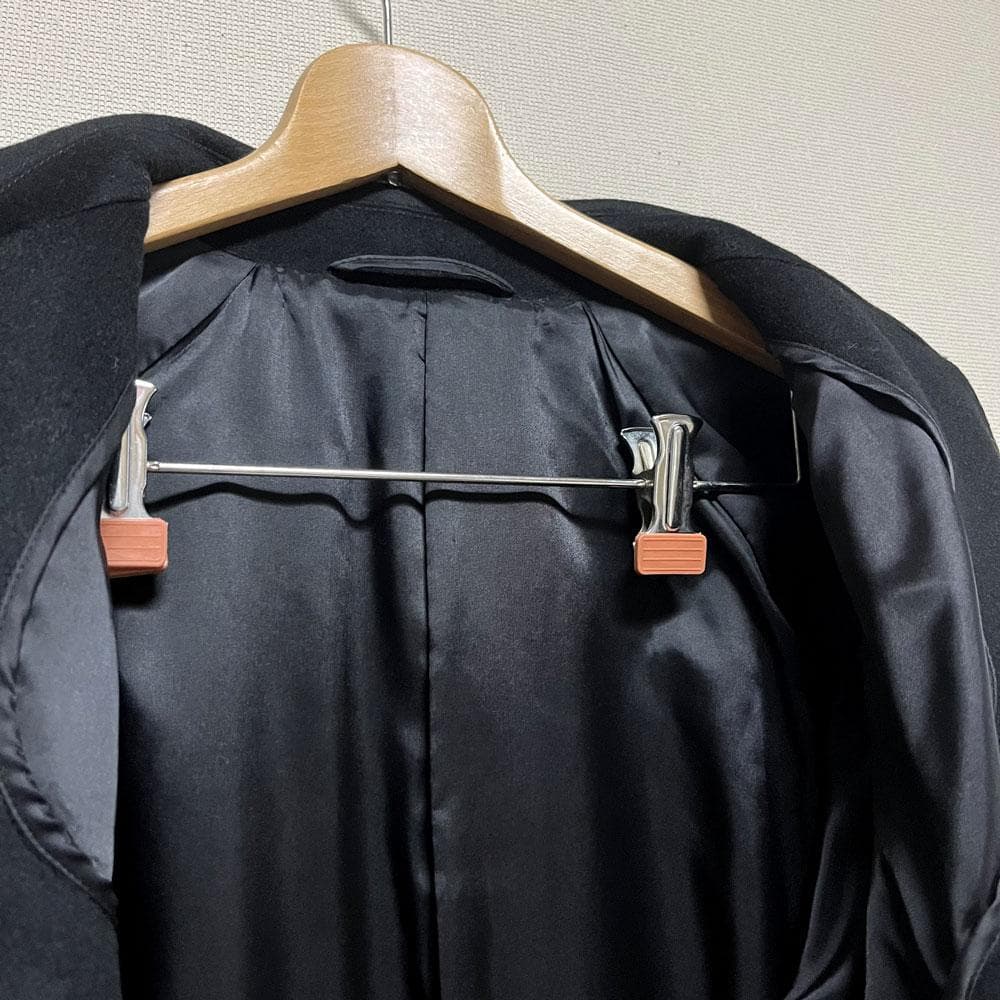 極美品 カシミヤ100 ARDENT-ZEAL 比翼 ロングチェスターコート M