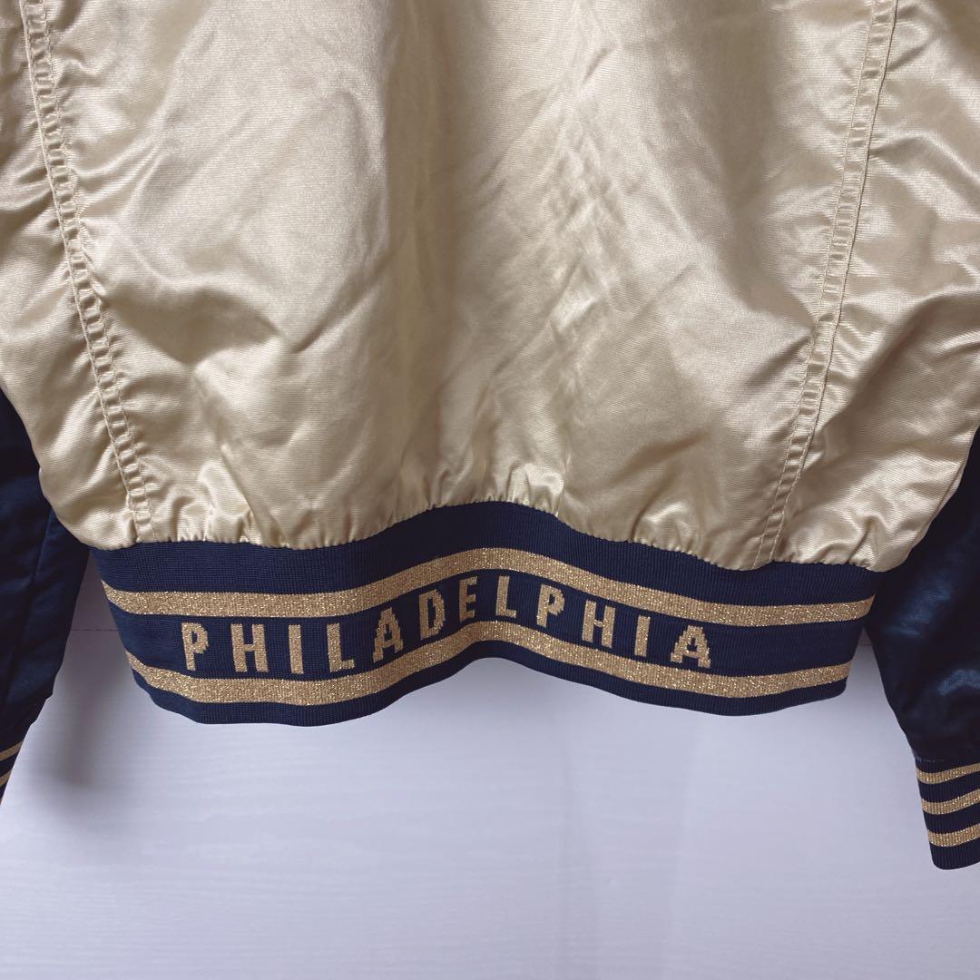 MLB フィラデルフィア フィリーズ スタジャン フード付きバーシティ