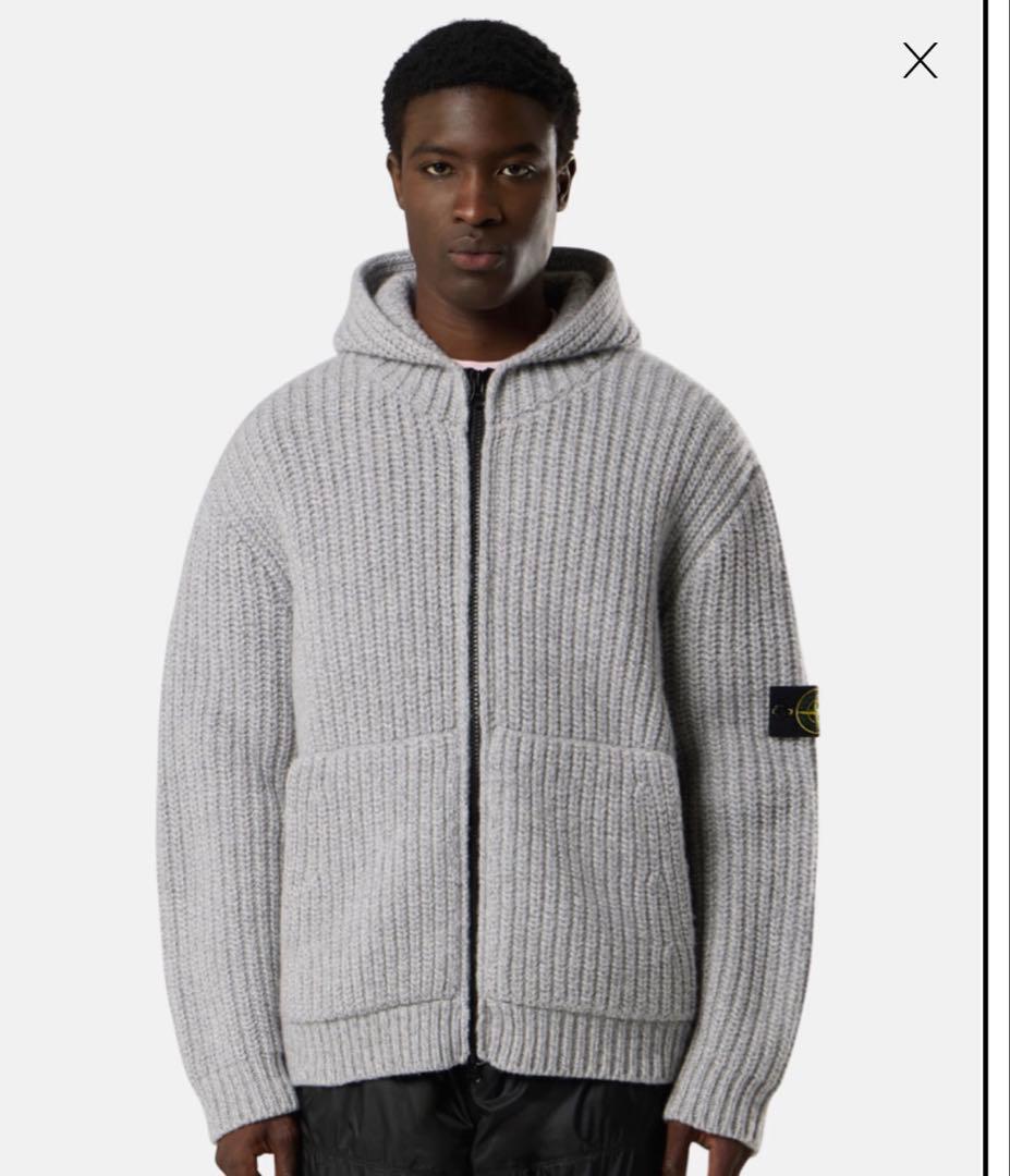 ゆ*た様 【上杉柊平着用】希少 Stone  ニット ジップ フーデ