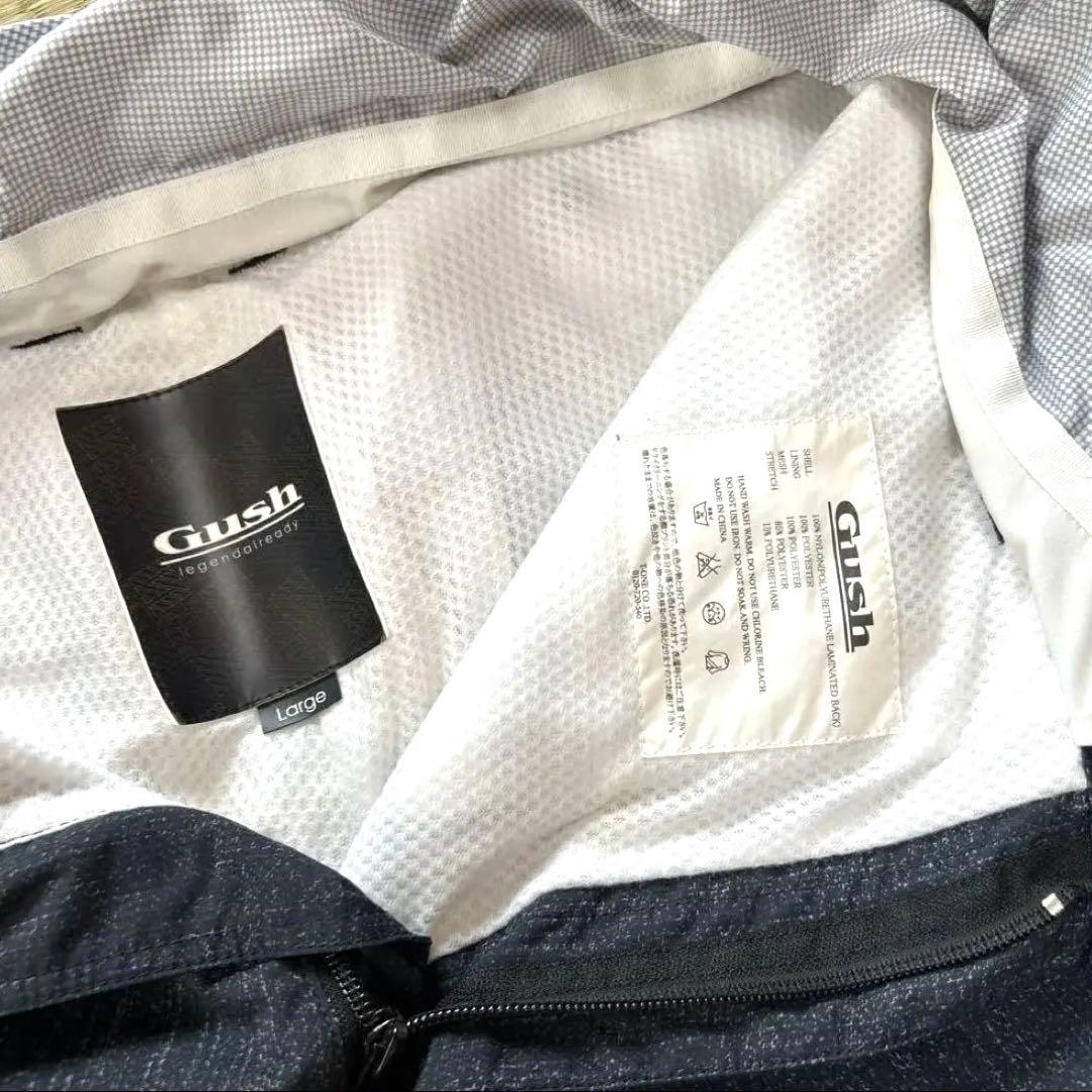 スノーボードウェア 上下セット　メンズ　LサイズGUSH