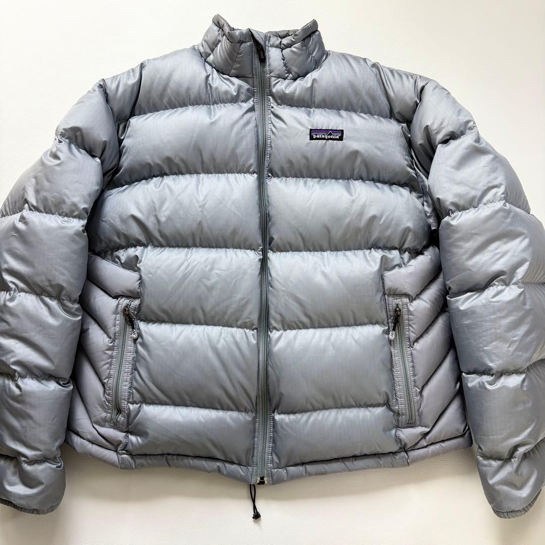 希少カラー パタゴニア インサレーショングースダウン シルバー系 L