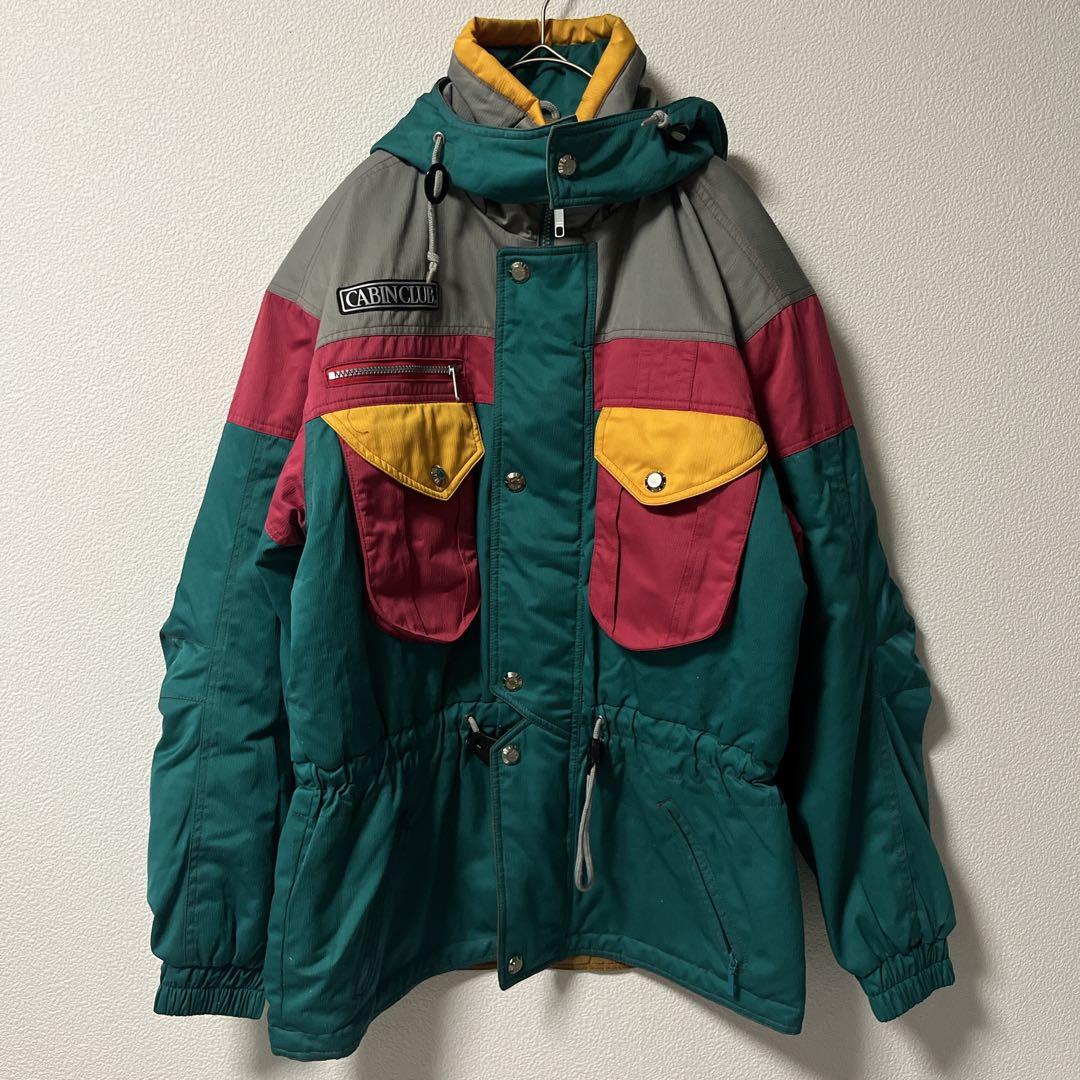 CABIN CLUB メンズ スキーウェア 上下 L 90s レトロ ストリート