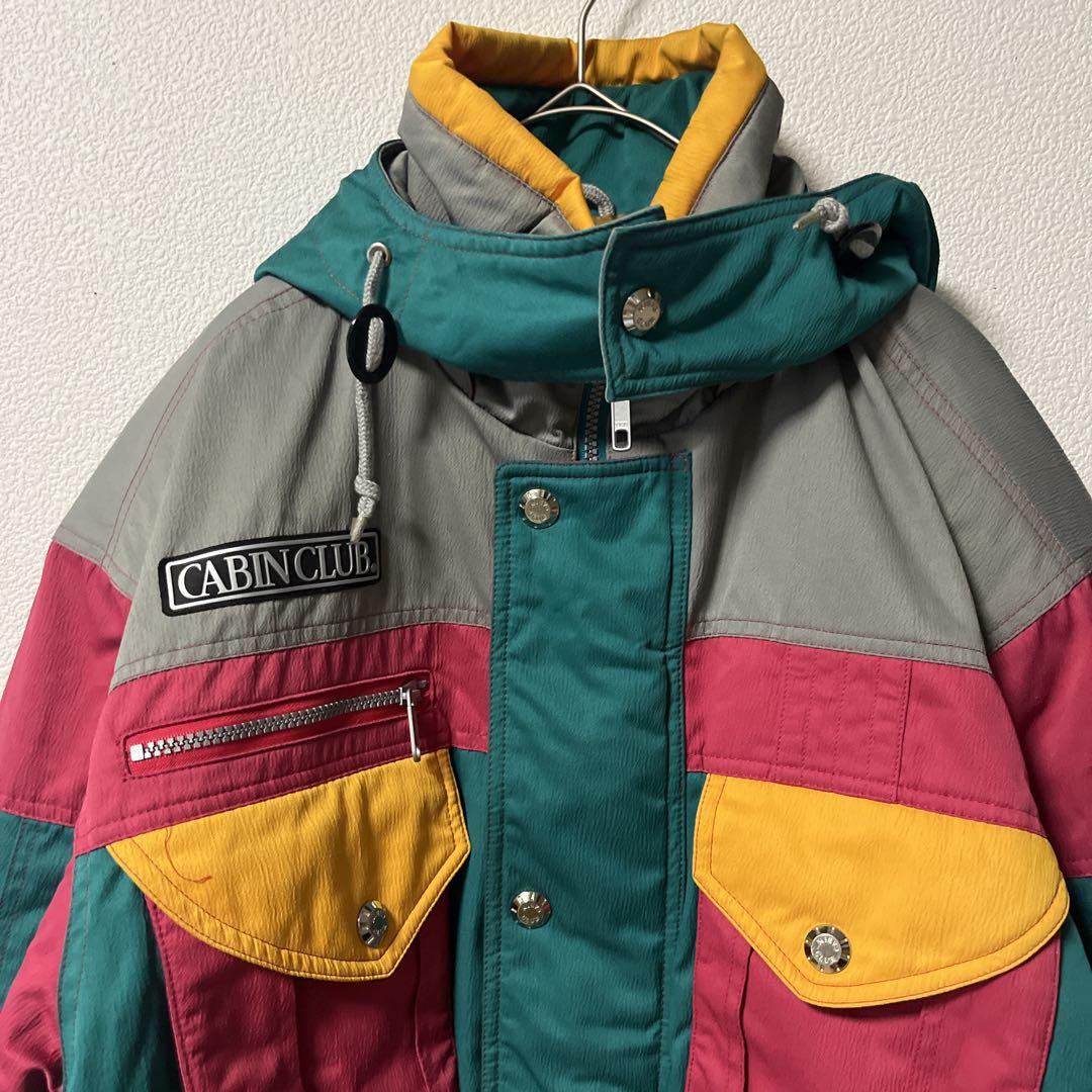 CABIN CLUB メンズ スキーウェア 上下 L 90s レトロ ストリート