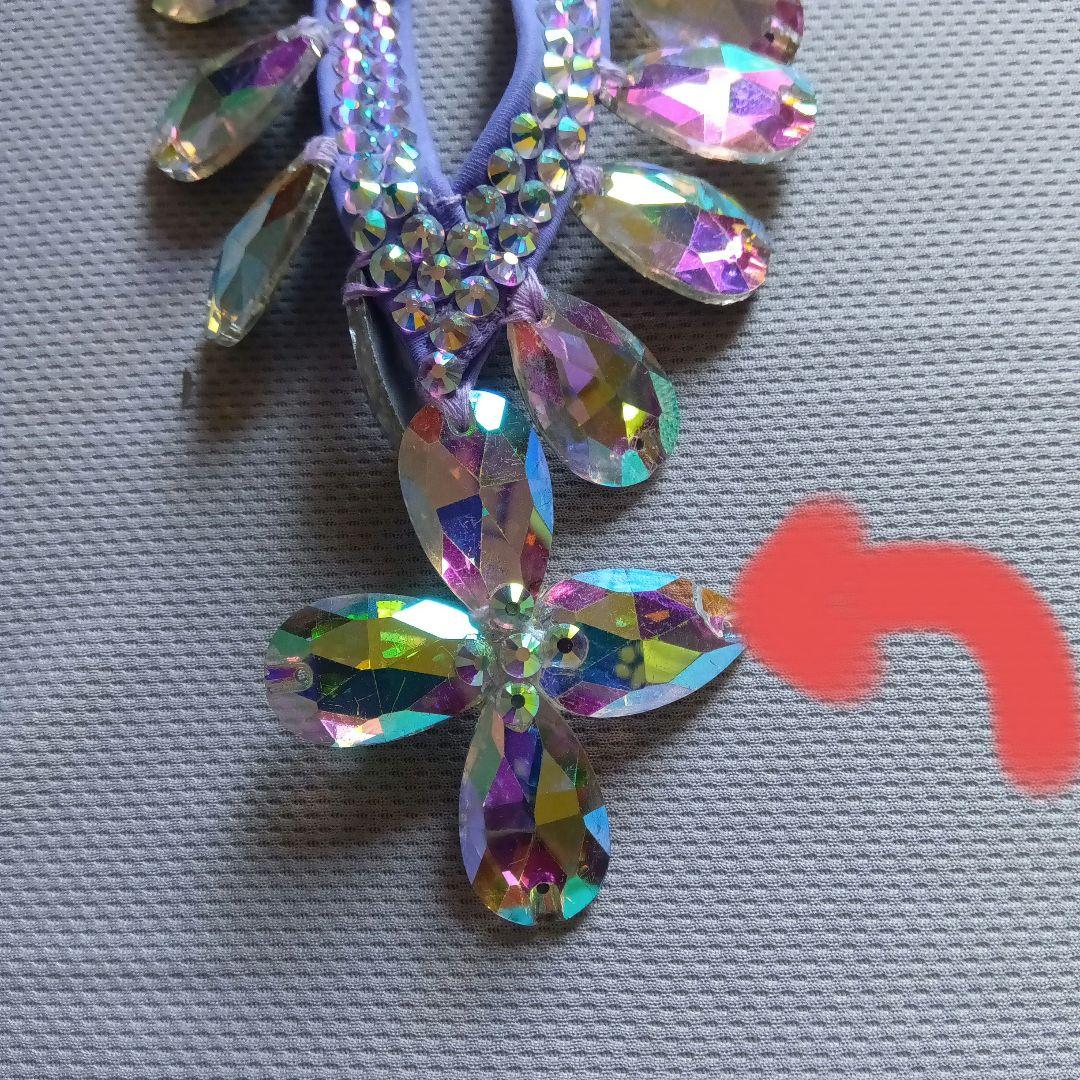 ［美品］社交ダンス　ラテンドレス　薄紫色