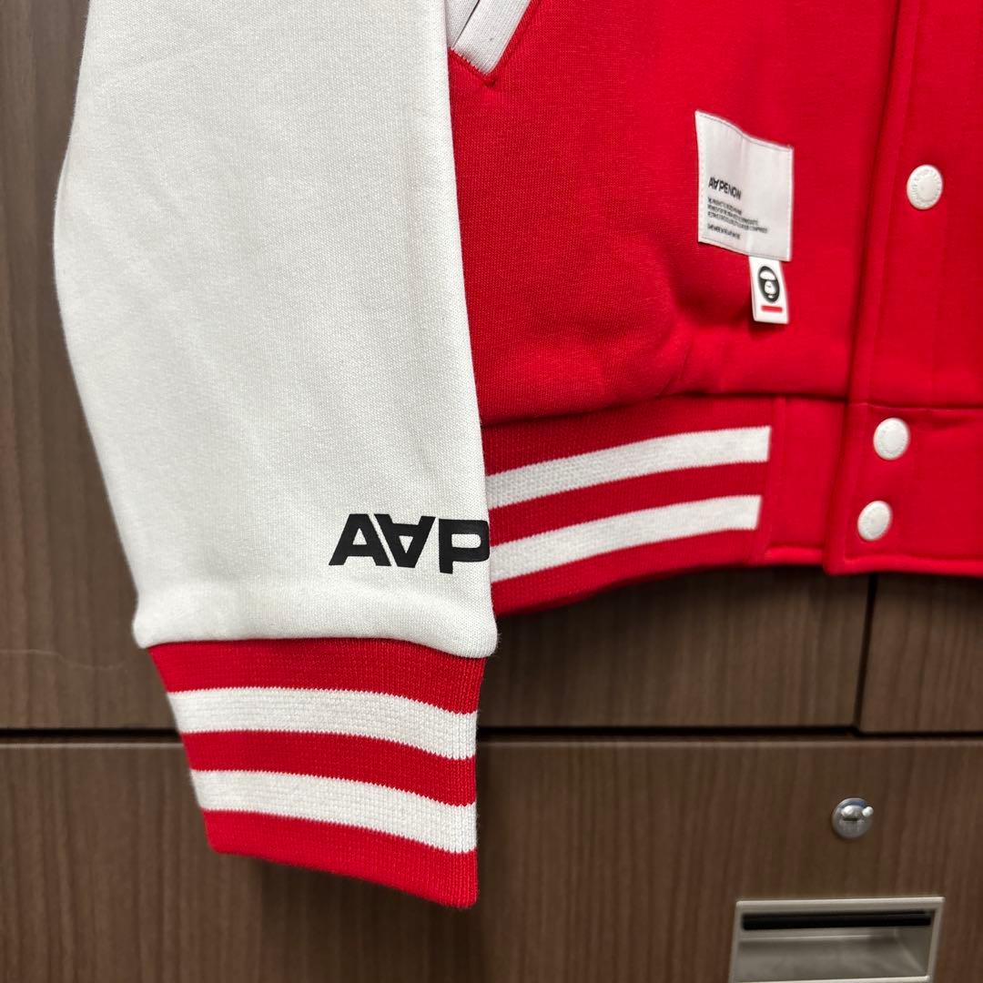 AAPE NOW BUTTON SWEATER スタジャン