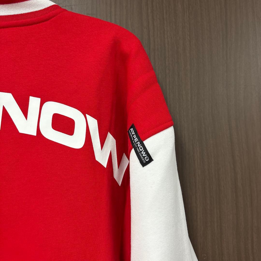 AAPE NOW BUTTON SWEATER スタジャン