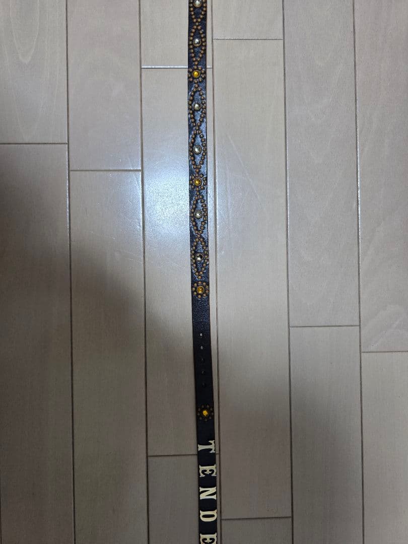 TENDERLOIN スタッズ付きレザー ベルト