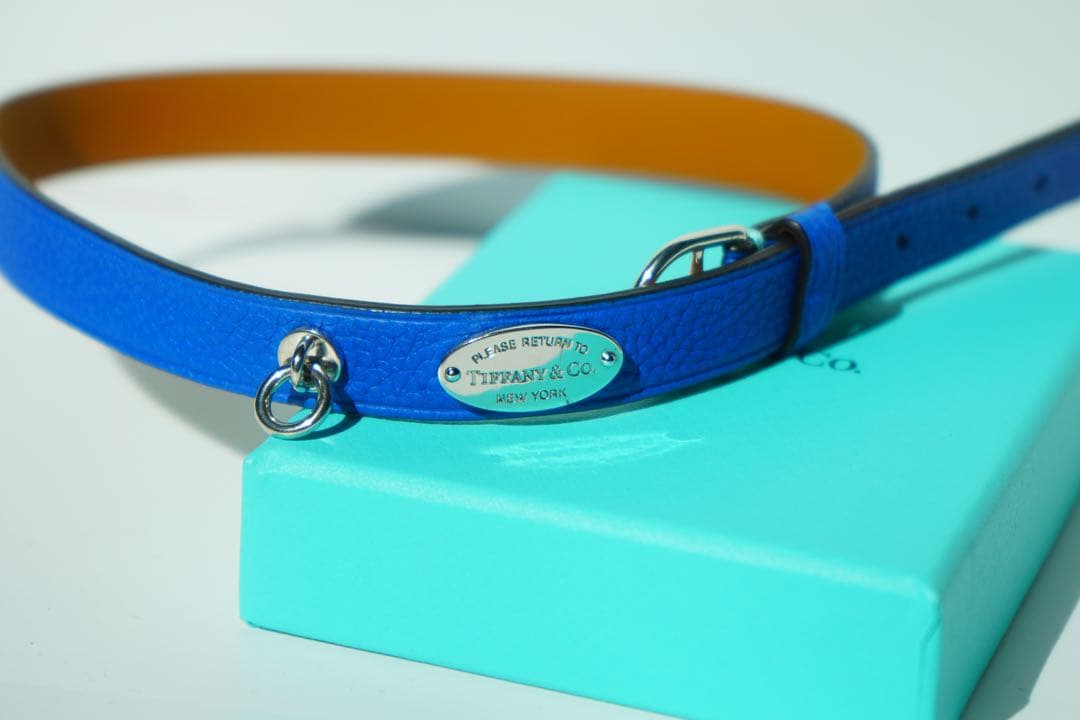 TIFFANY&Co. リターントゥ ナロー レザー ラップ 2連 ブレスレット