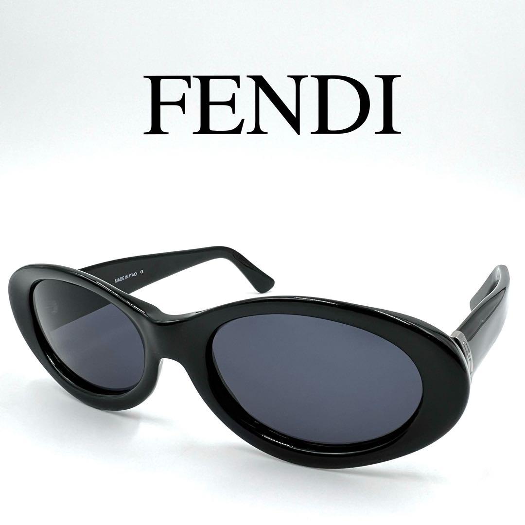 FENDI フェンディ サングラス 度なし SL7593 オーバル フルリム - メルカリ