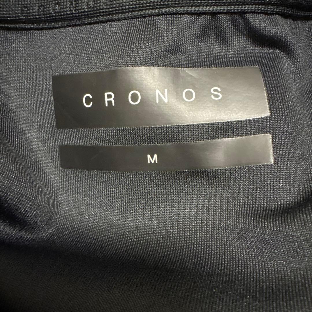 CRONOS クロノス フード付きパーカー M ブラック/ホワイト - メルカリ