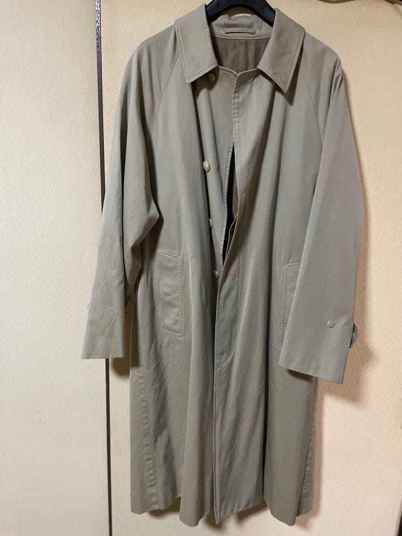 COMOLI コットンギャババルカラーコート (A03-04002) コモリ