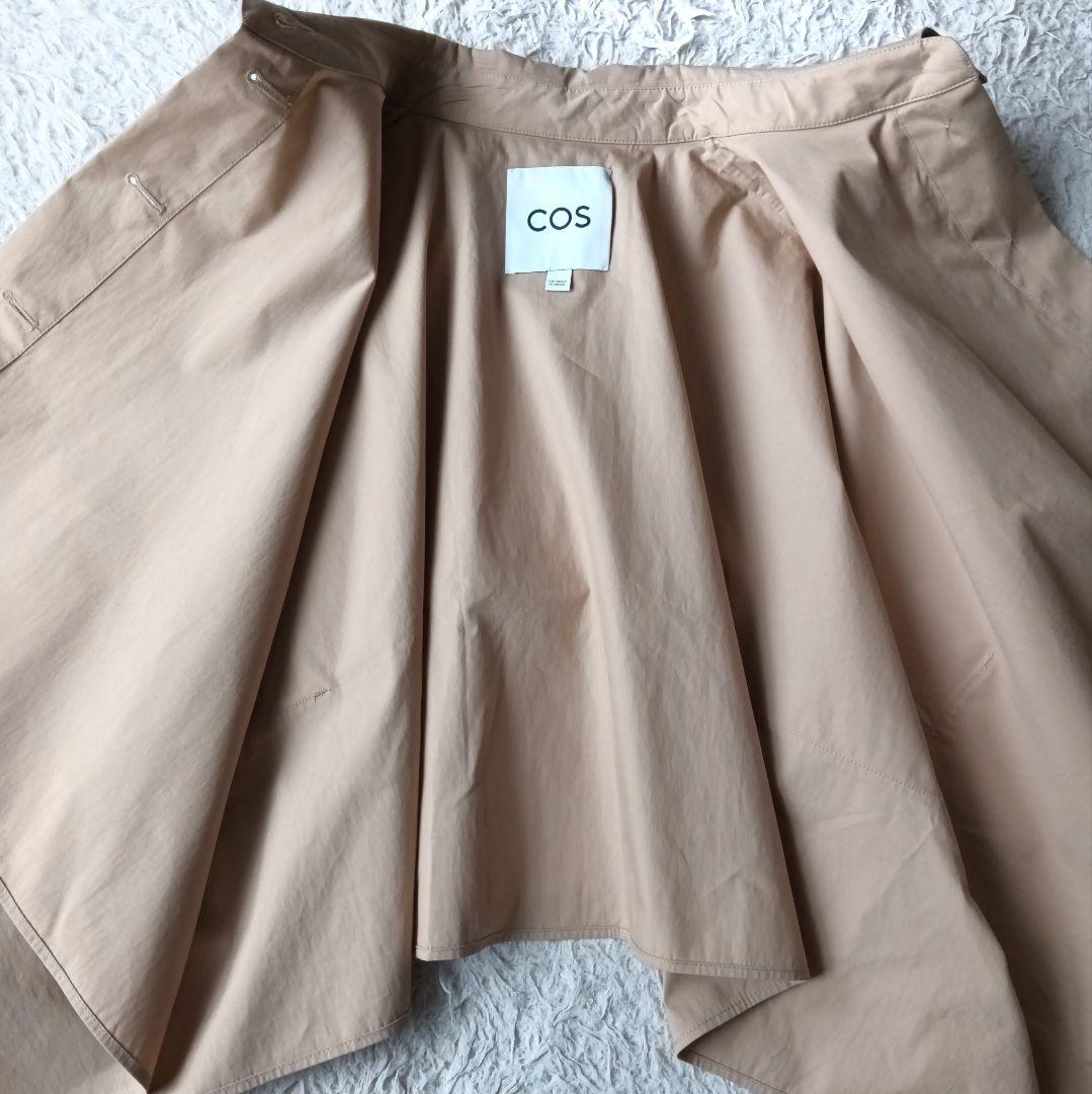 【コス】ハイブリットトレンチコートケープ　ベージュ ショート丈