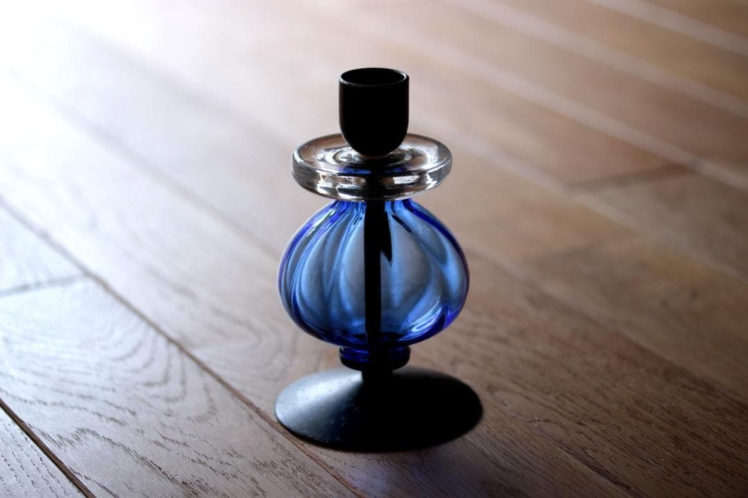 Erik Hoglund エリックホグラン キャンドルスタンド S 青 a