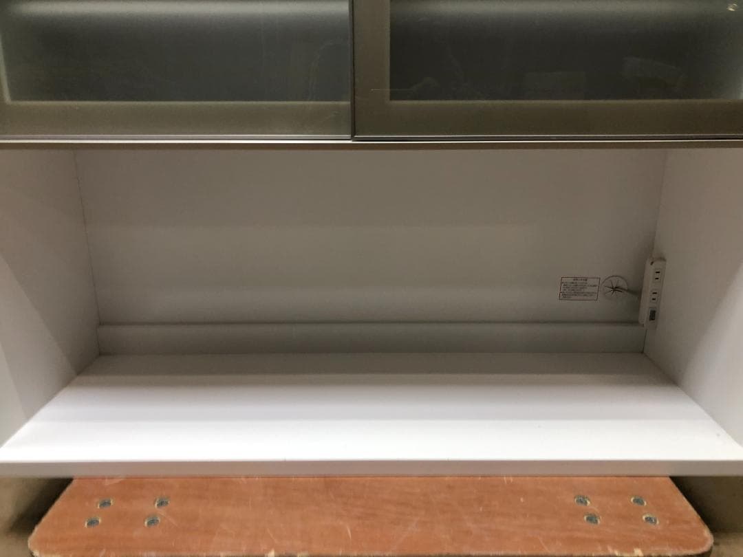 ニトリ リガーレ 120 カップボード 上部のみ　食器棚　250127-1