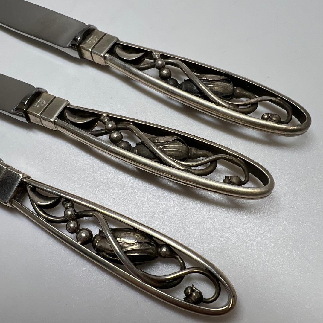 Poジョージジェンセンブロッサム　sterling925 デザートナイ3本