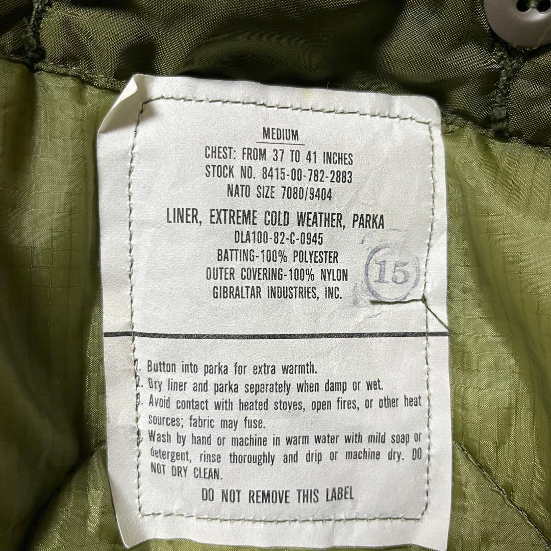 デッドストック U.S.ARMY M65 フィッシュテールパーカ M 米軍実物