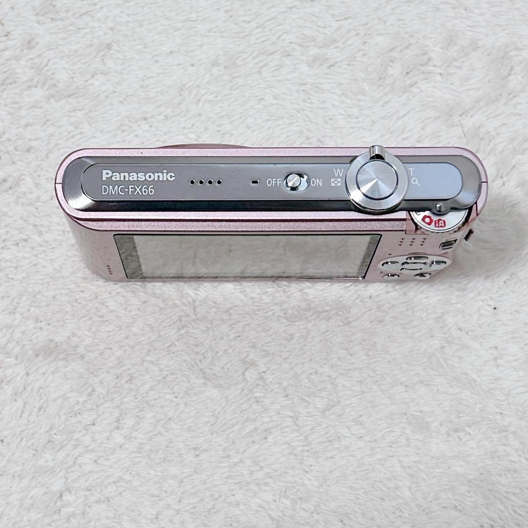 美品 Panasonic DMC-FX66 ピンク 14MP 箱付き 充電器