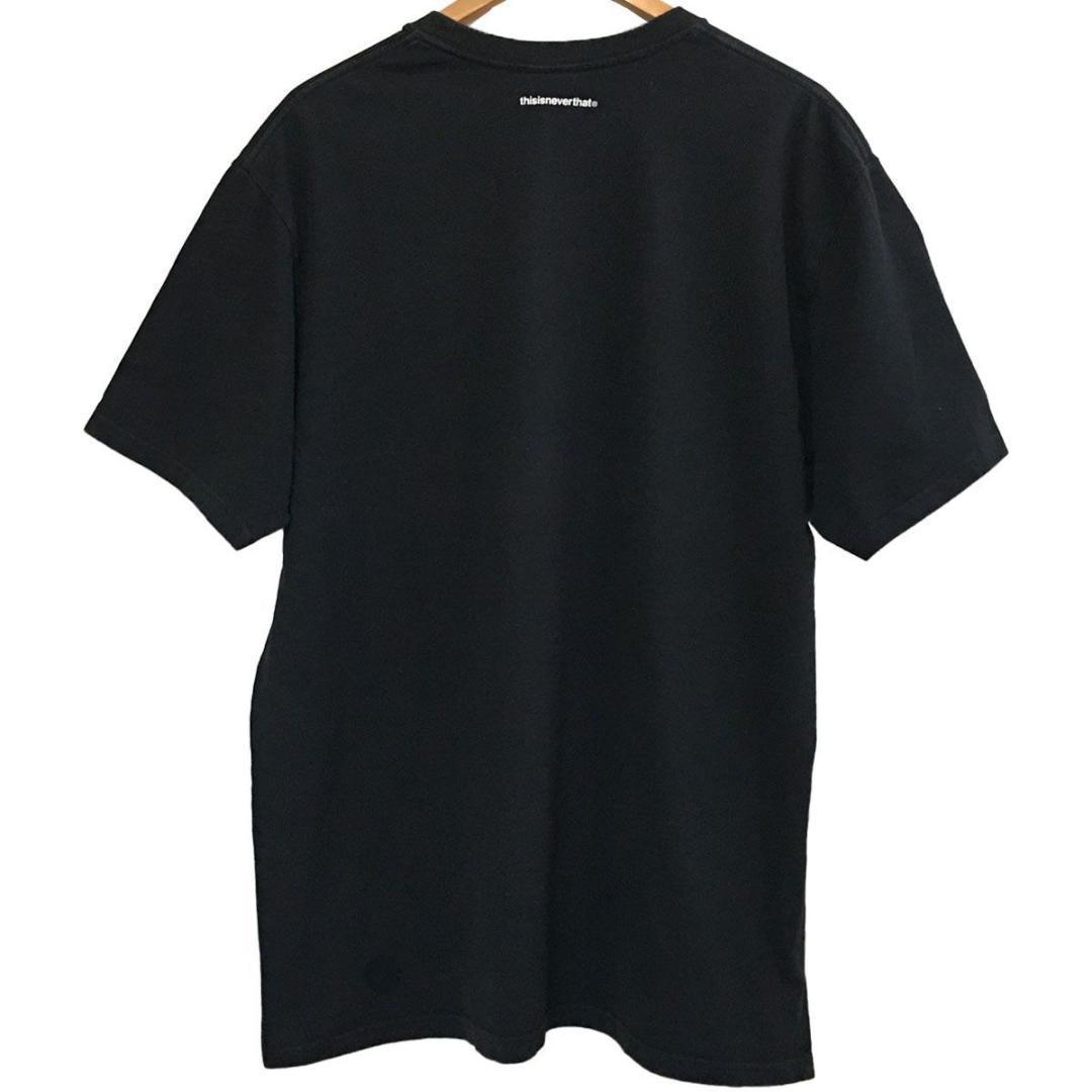 thisisneverthat ネバザ ロゴTシャツ 半袖 ブラック XL - メルカリ