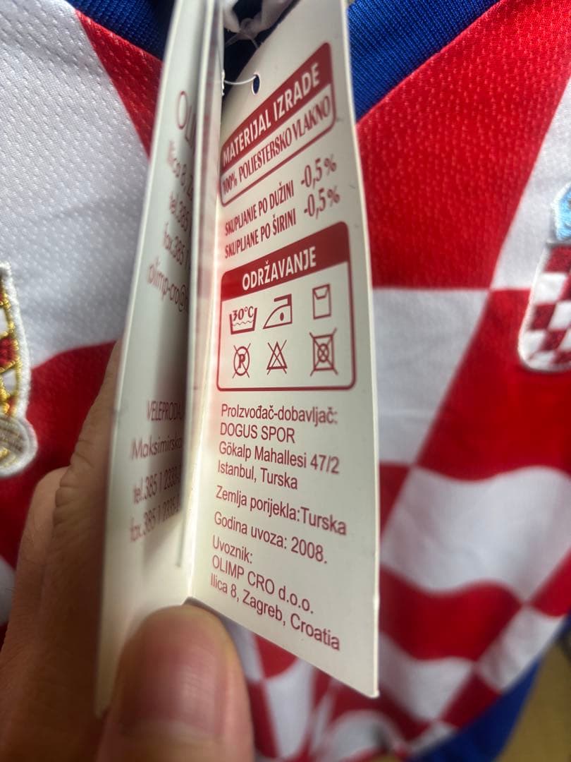 クロアチア サッカーシャツ ユニフォーム