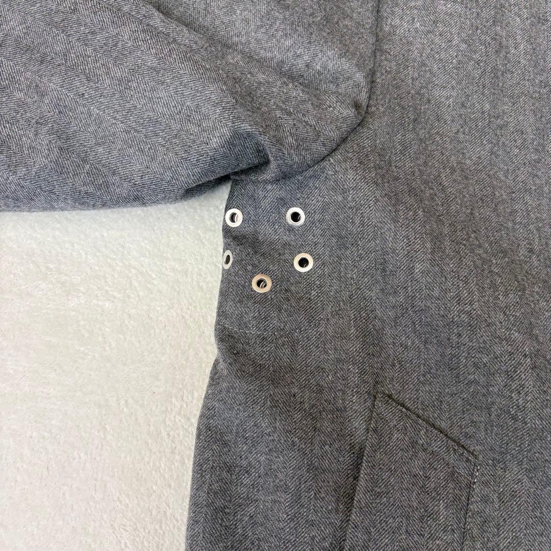 美品　MACKINTOSH ステンカラーコートリバーシブル　ヘリンボーン